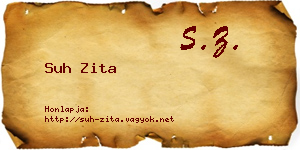Suh Zita névjegykártya